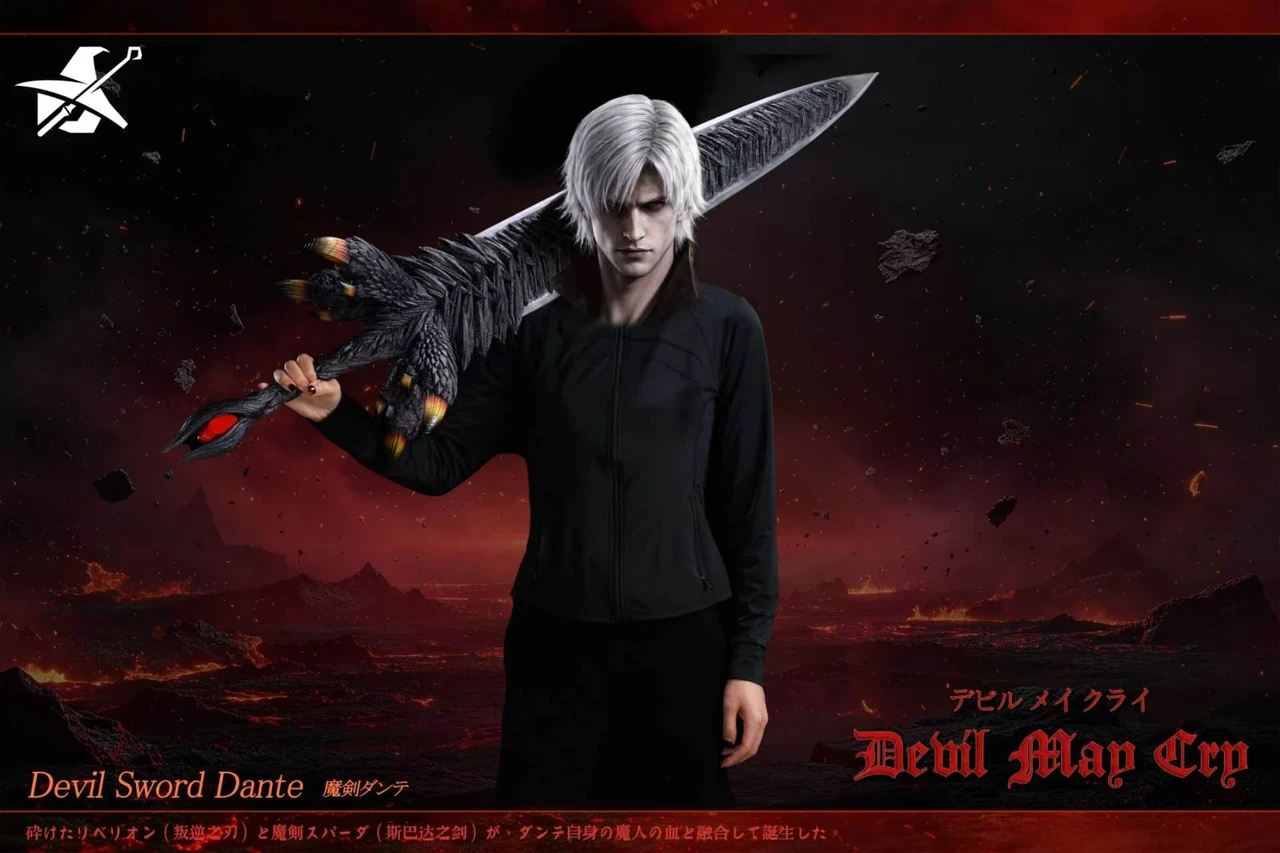 Wo Shi Mo Wan Studio Devil Sword Dante Statue