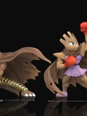 Wonder Pokémon Hitmonlee & Hitmonchan