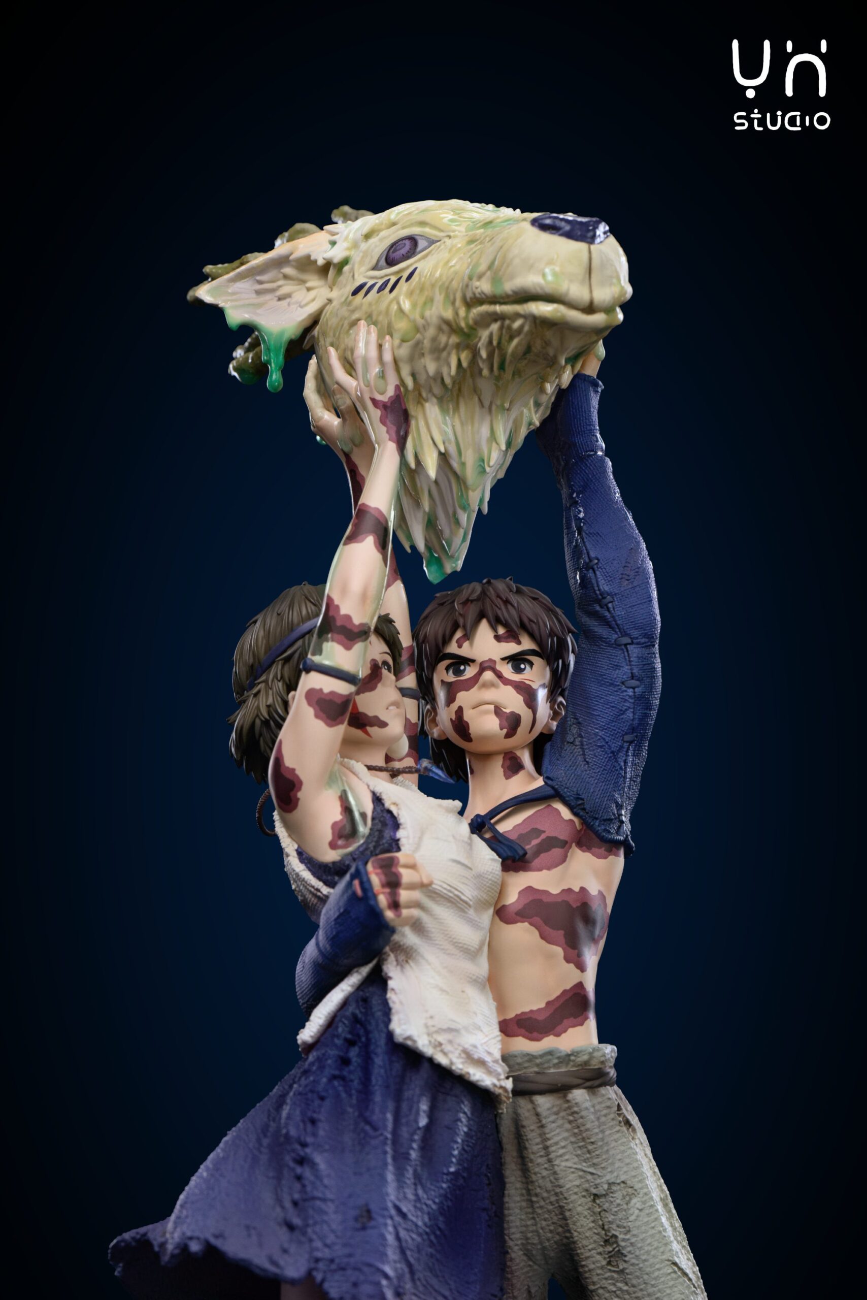 YH Studio Princess Mononoke San & Ashitaka & Forest Spirit