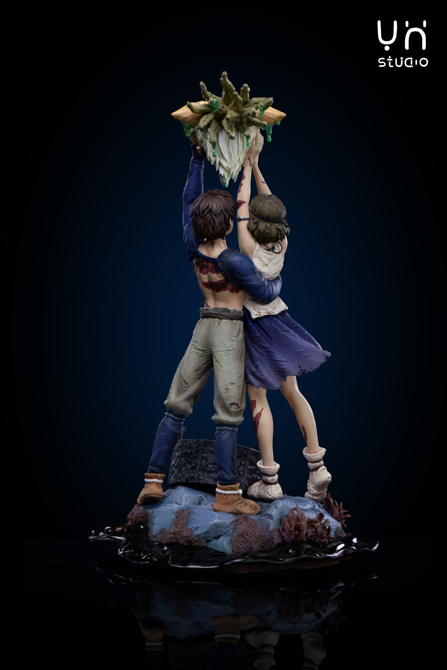 YH Studio Princess Mononoke San & Ashitaka & Forest Spirit
