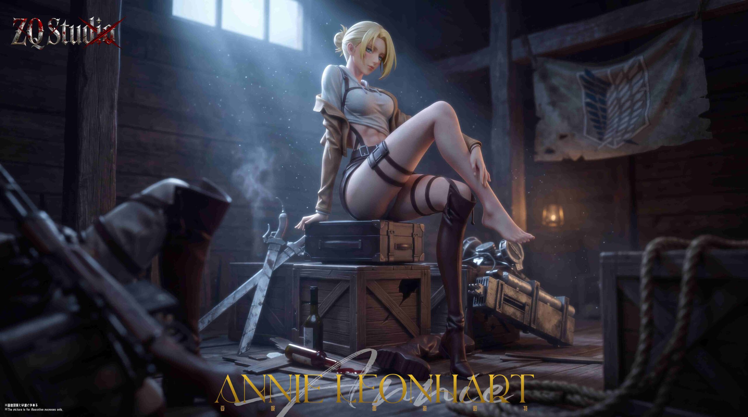 ZQ Studio Attack on Titan Annie Leonhart