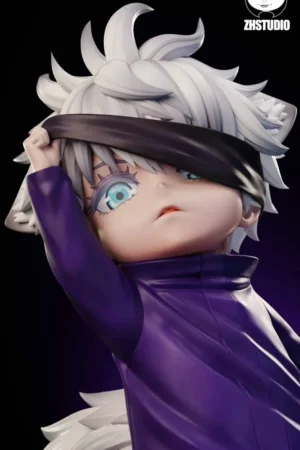 ZH Studio Jujutsu Kaisen Gojo Cat Statue