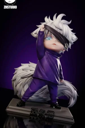 ZH Studio Jujutsu Kaisen Gojo Cat Statue