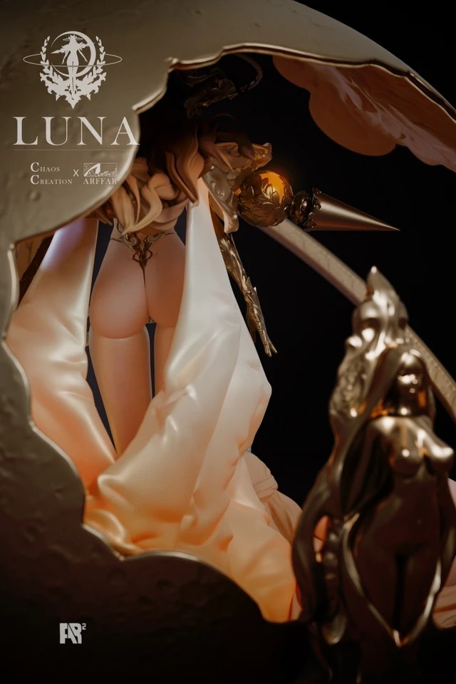 GuangHan Studio Original Mythology Series God of Moon LUNA TOPGK 1/6 Limited 388 Polystone Statue