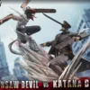 0715 Studio Chainsaw Man Denji vs. Katana Man