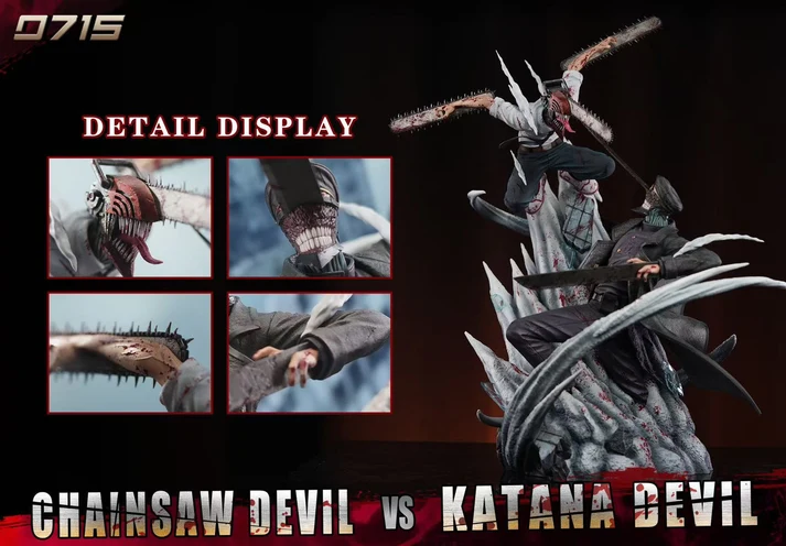 0715 Studio Chainsaw Man Denji vs. Katana Man