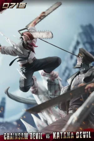 0715 Studio Chainsaw Man Denji vs. Katana Man