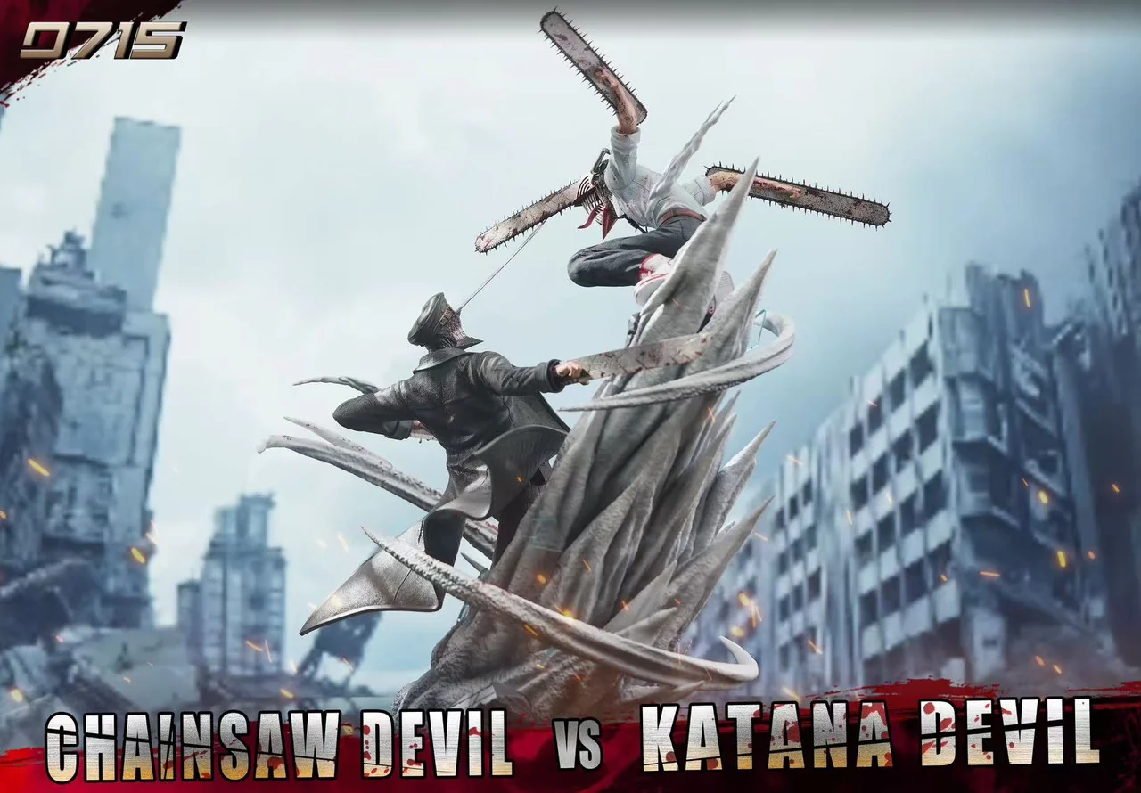 0715 Studio Chainsaw Man Denji vs. Katana Man