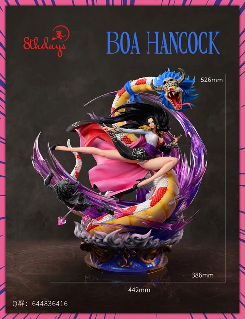 Alternate angle of the Boa Hancock statue