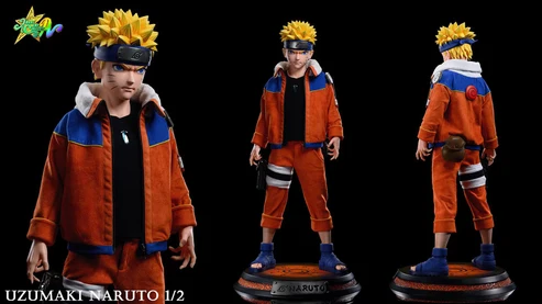 Detail of the Naruto Uzumaki collectible