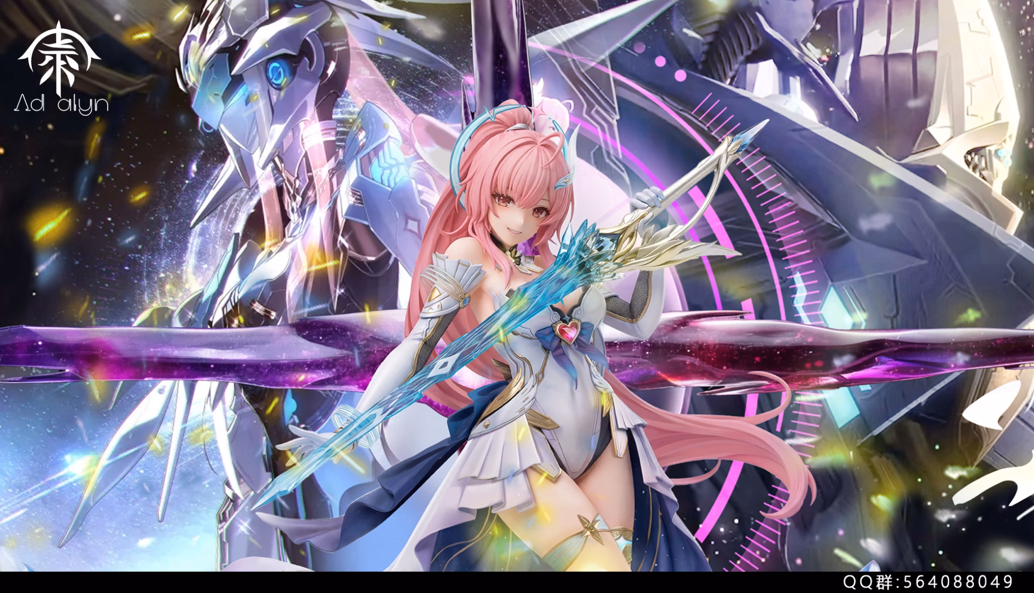 Ad alyn Studio Wuthering Waves x Honkai: Star Rail Aemeath & Firefly – 1/6 Scale Crossover Statue - Image 10