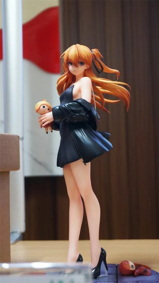 Alleviate Studio Neon Genesis Evangelion Asuka Langley Soryu 14 and 17 Scale Resin PU Statue