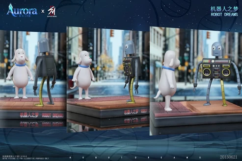 Aurora x Super Hero Studio Robot Dreams Robot & Dog