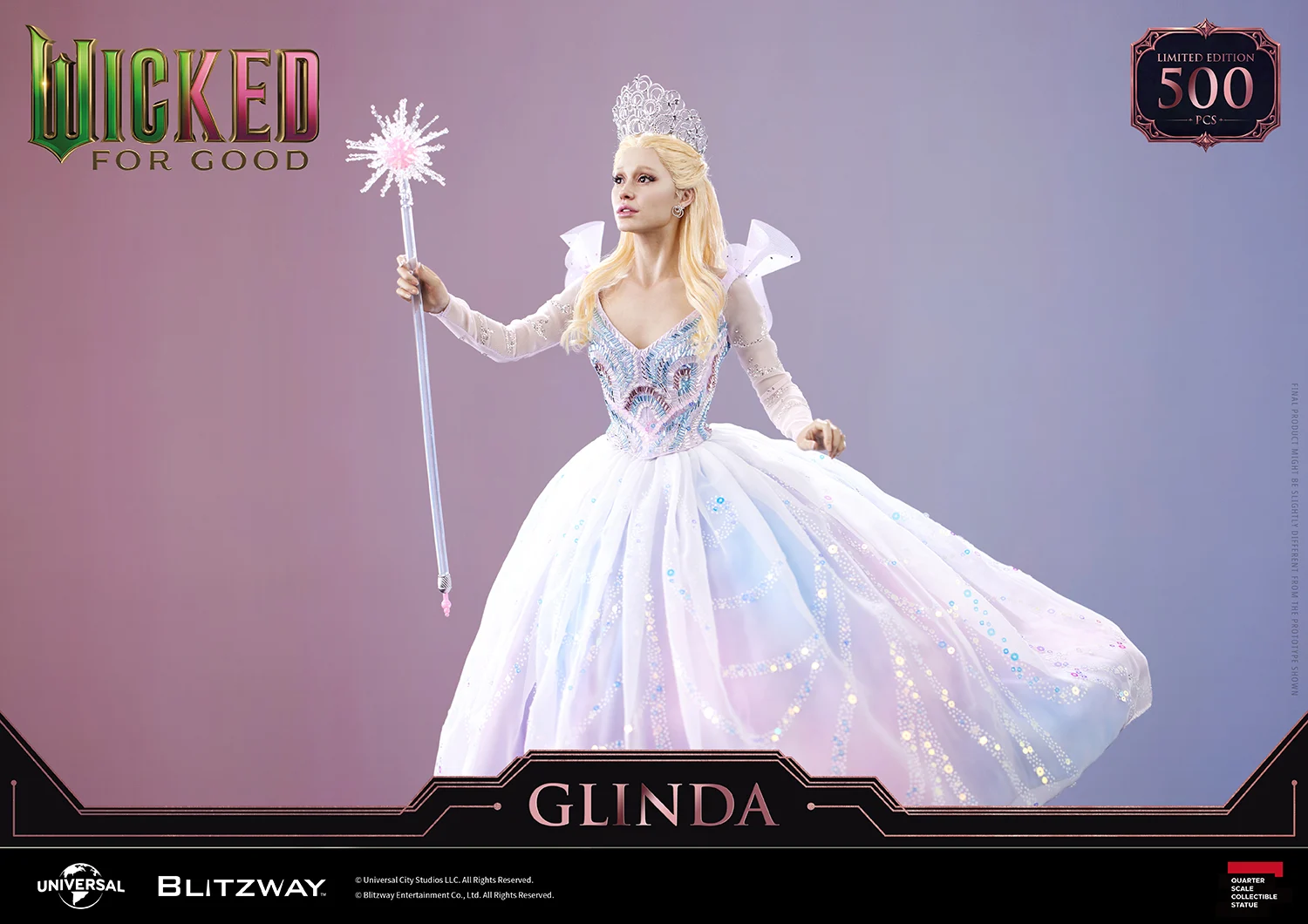 BLITZWAY Wicked: For Good Elphaba & Glinda – 1/4 Scale Licensed Statue - Image 13