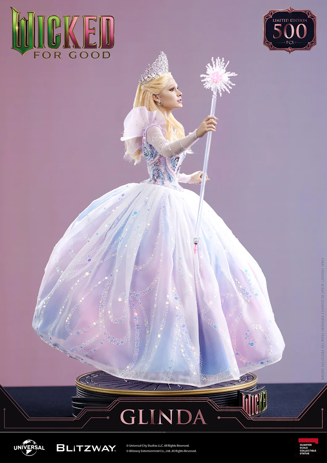 BLITZWAY Wicked: For Good Elphaba & Glinda – 1/4 Scale Licensed Statue - Image 14