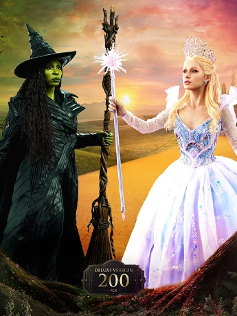 BLITZWAY Wicked: For Good Elphaba & Glinda – 1/4 Scale Licensed Statue - Image 6