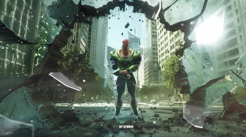 Android 16 Statue by BP Studio