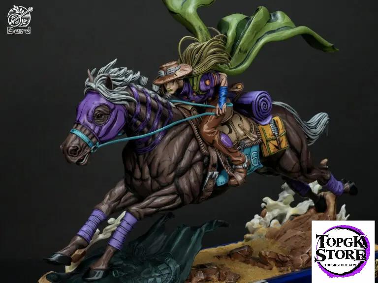 Bard Studio JoJo's Bizarre Adventure Gyro Zeppeli 16 Scale Statue with Horse
