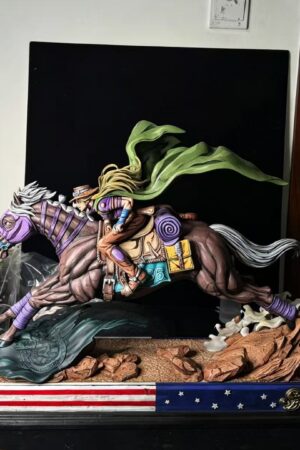 Bard Studio JoJo's Bizarre Adventure Gyro Zeppeli 16 Scale Statue with Horse