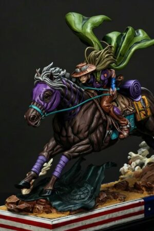 Bard Studio JoJo's Bizarre Adventure Gyro Zeppeli 16 Scale Statue with Horse