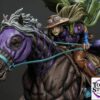 Bard Studio JoJo's Bizarre Adventure Gyro Zeppeli 16 Scale Statue with Horse