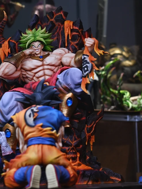 Billion Beast Studio Dragon Ball Z Broly, Goku & Vegeta