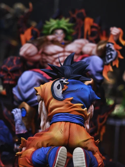 Billion Beast Studio Dragon Ball Z Broly, Goku & Vegeta