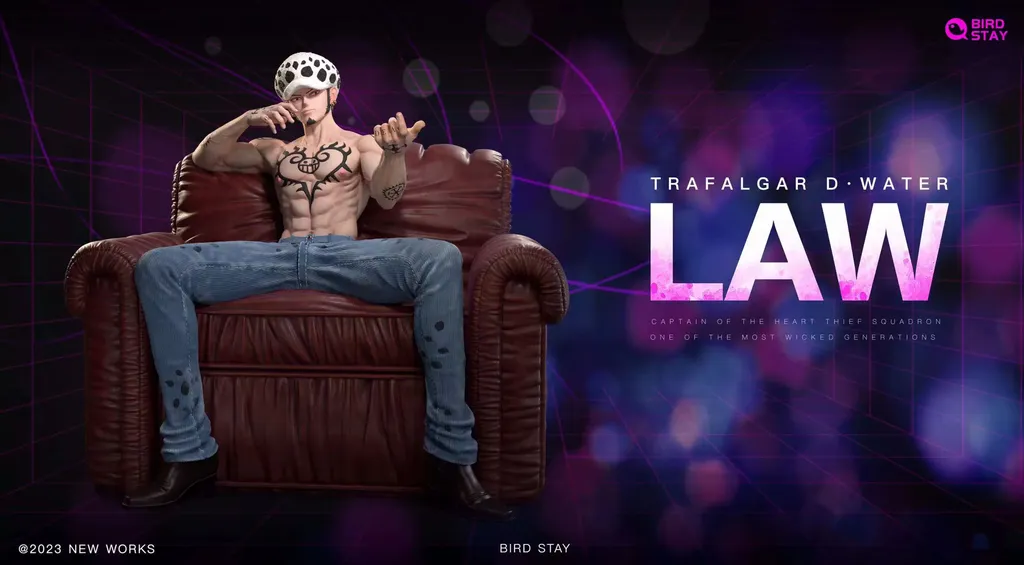 Bird Studio One Piece Trafalgar D. Water Law