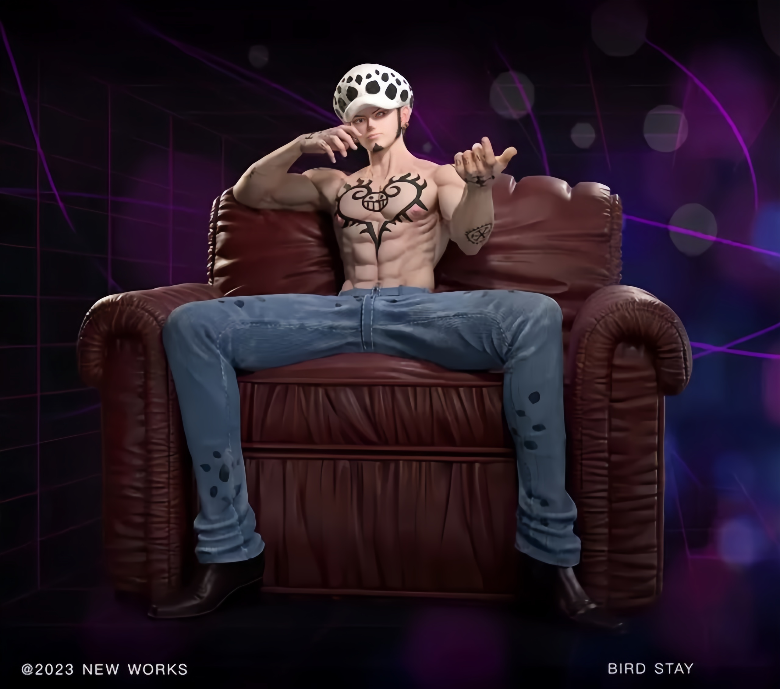 Bird Studio One Piece Trafalgar D. Water Law