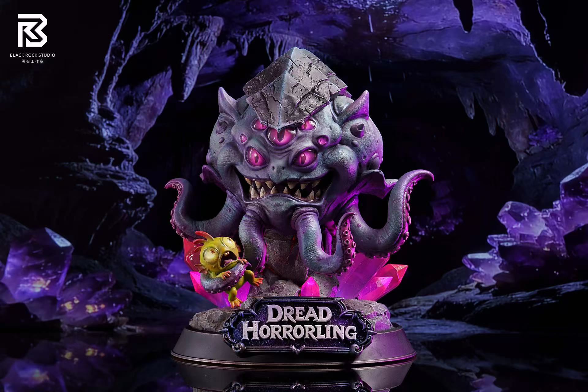 Black Rock Studio World of Warcraft Gryphon Hatchling, Gorian Butcher & Dread Horrorling