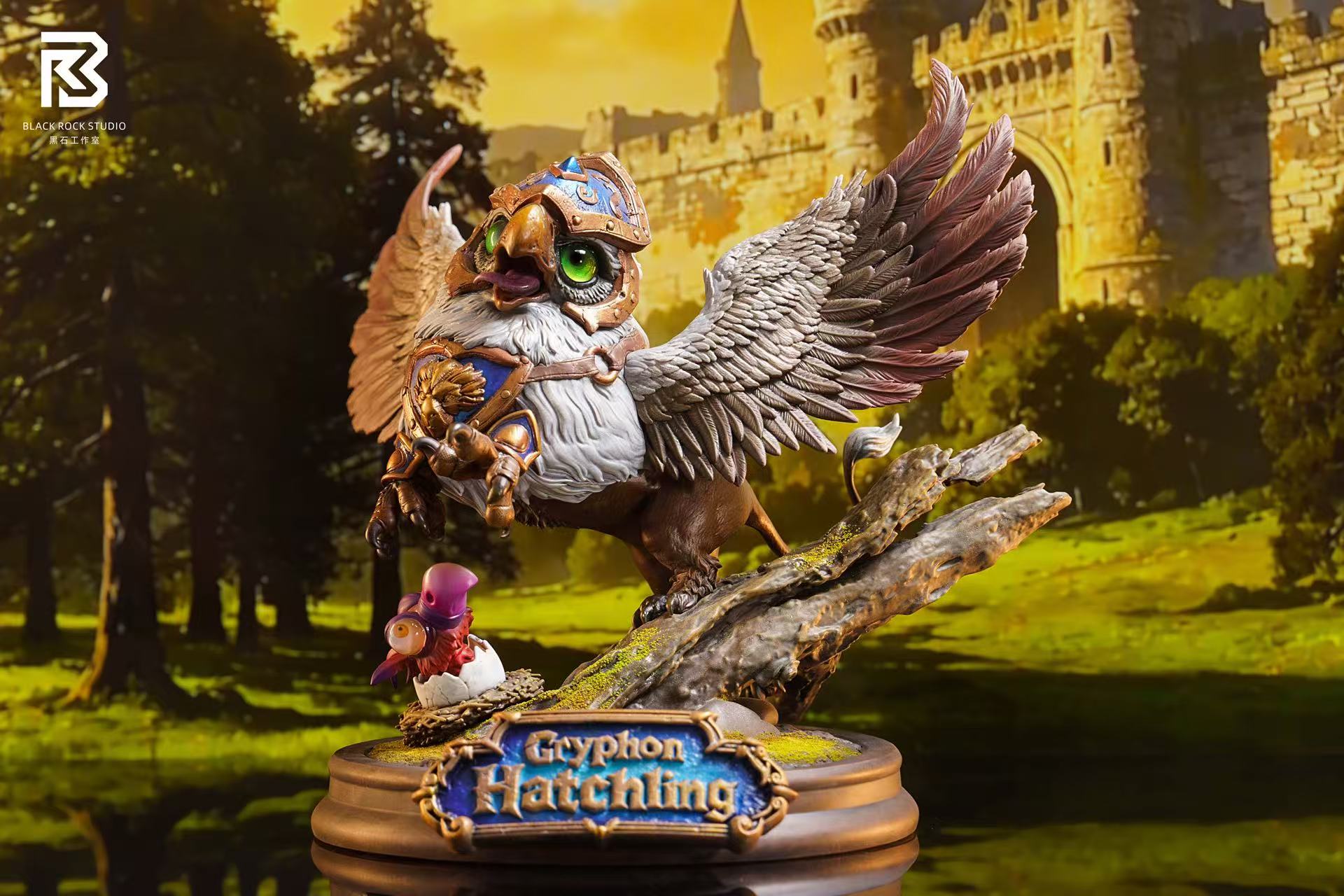 Black Rock Studio World of Warcraft Gryphon Hatchling, Gorian Butcher & Dread Horrorling