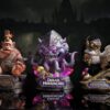 Black Rock Studio World of Warcraft Gryphon Hatchling, Gorian Butcher & Dread Horrorling