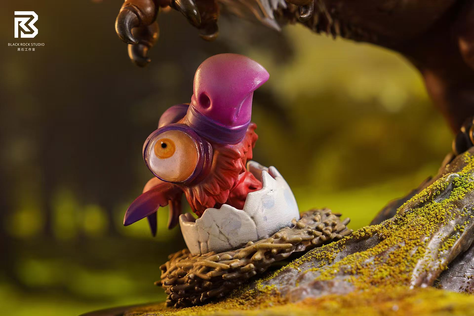 Black Rock Studio World of Warcraft Gryphon Hatchling, Gorian Butcher & Dread Horrorling