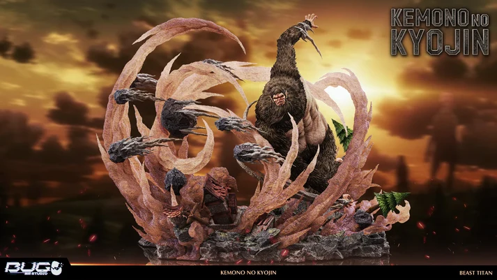 Bug Studio Attack on Titan Beast Titan statue