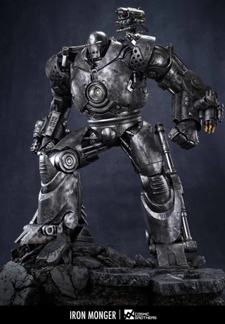 Iron Monger Statue from COSMIC BROTHERS Studio at 1/2 scale