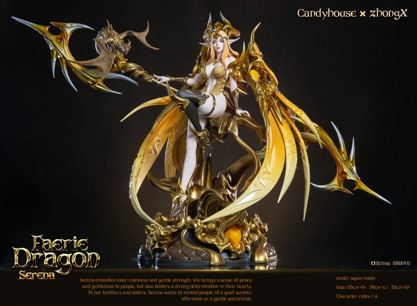 Candy House Studio Faerie Dragon Serena Statue