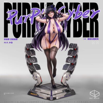 Cast Design Studio Original Character Purple Cyber