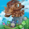 Chao She Studio My Neighbor Totoro Catbus, Totoro, Satsuki & Mei