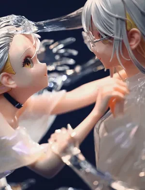 Alternative view of Chi Yu Studio  Coexistence – Collectible Statue