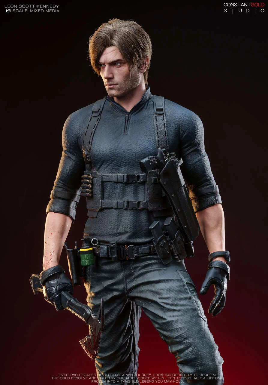 ConstantGold Studio Resident Evil Requiem Leon S. Kennedy 13 Statue