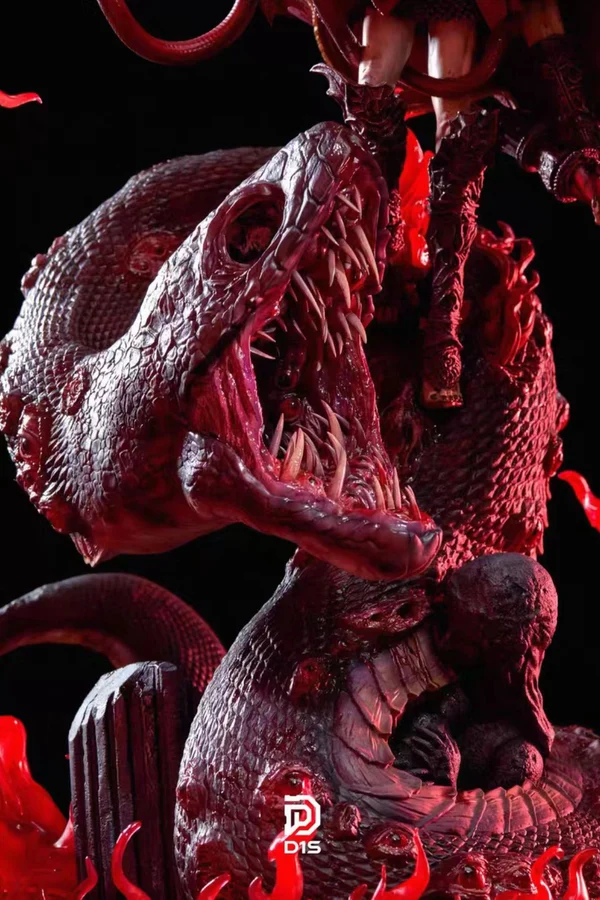 Close view of the Messmer collectible