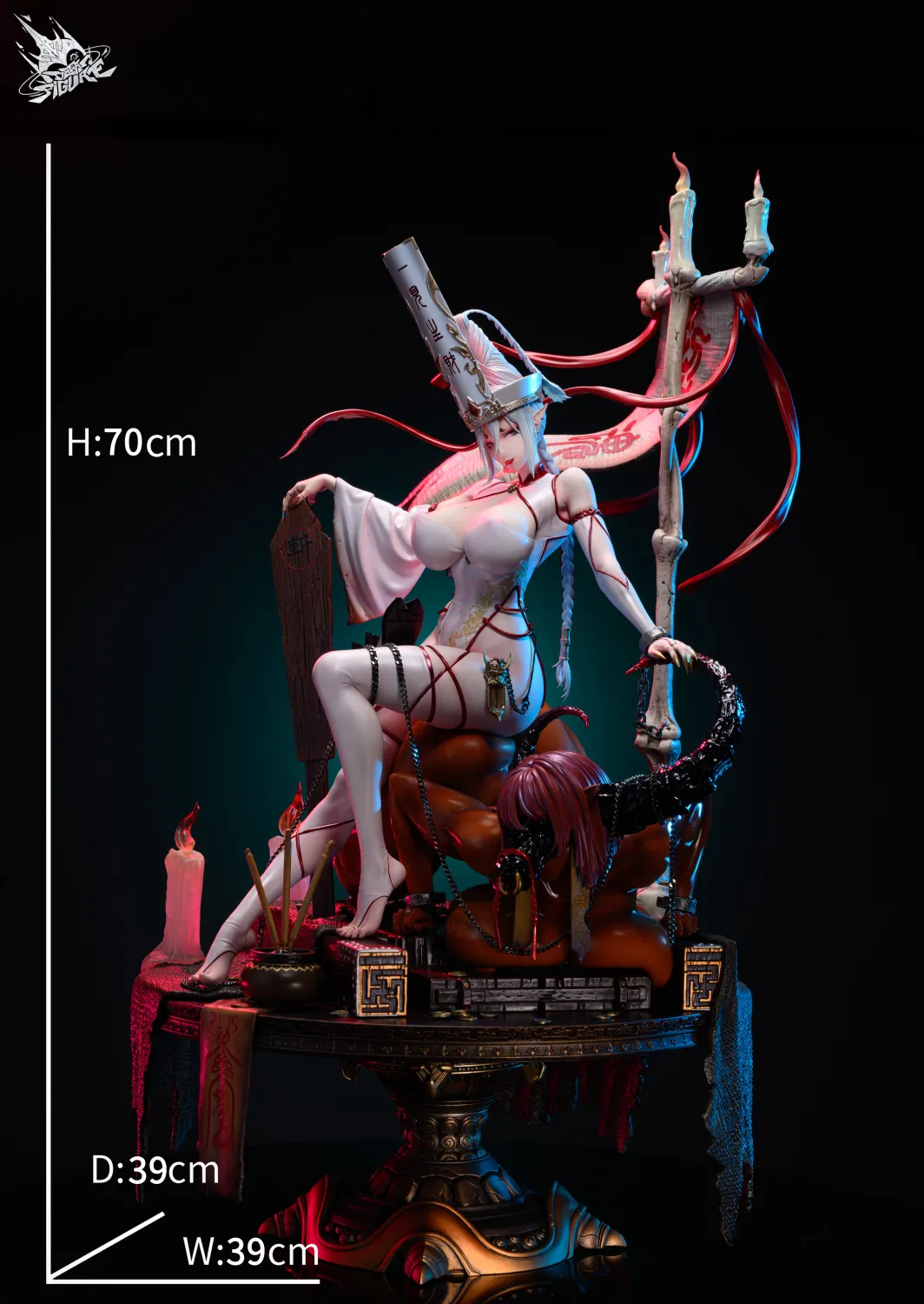 Dream Figure Studio Original Character Bai Wuchang – Large-Scale Resin Statue
