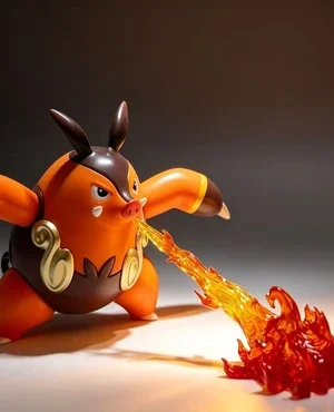 Duan Zao Jiang Studio Pokémon Emboar, Pignite & Tepig