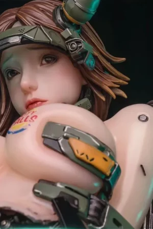 EIN & EvanLee Studio Mechanical Girl TGIF Ginny 16 Scale Resin PU Statue