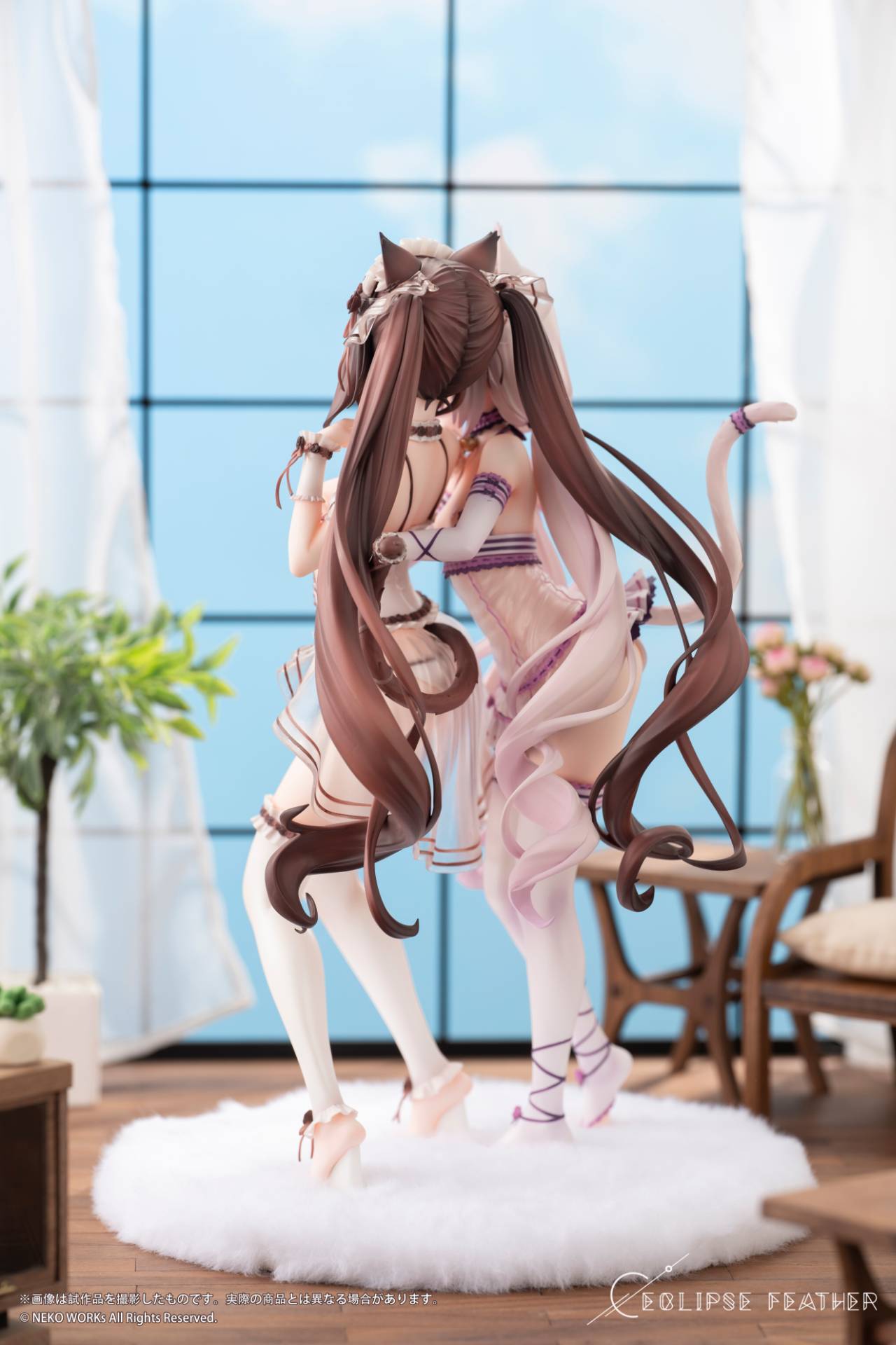 Eclipse Feather NEKOPARA Chocola & Vanilla Sweet Afternoon Play Ver. 1/6 Scale Figure Set