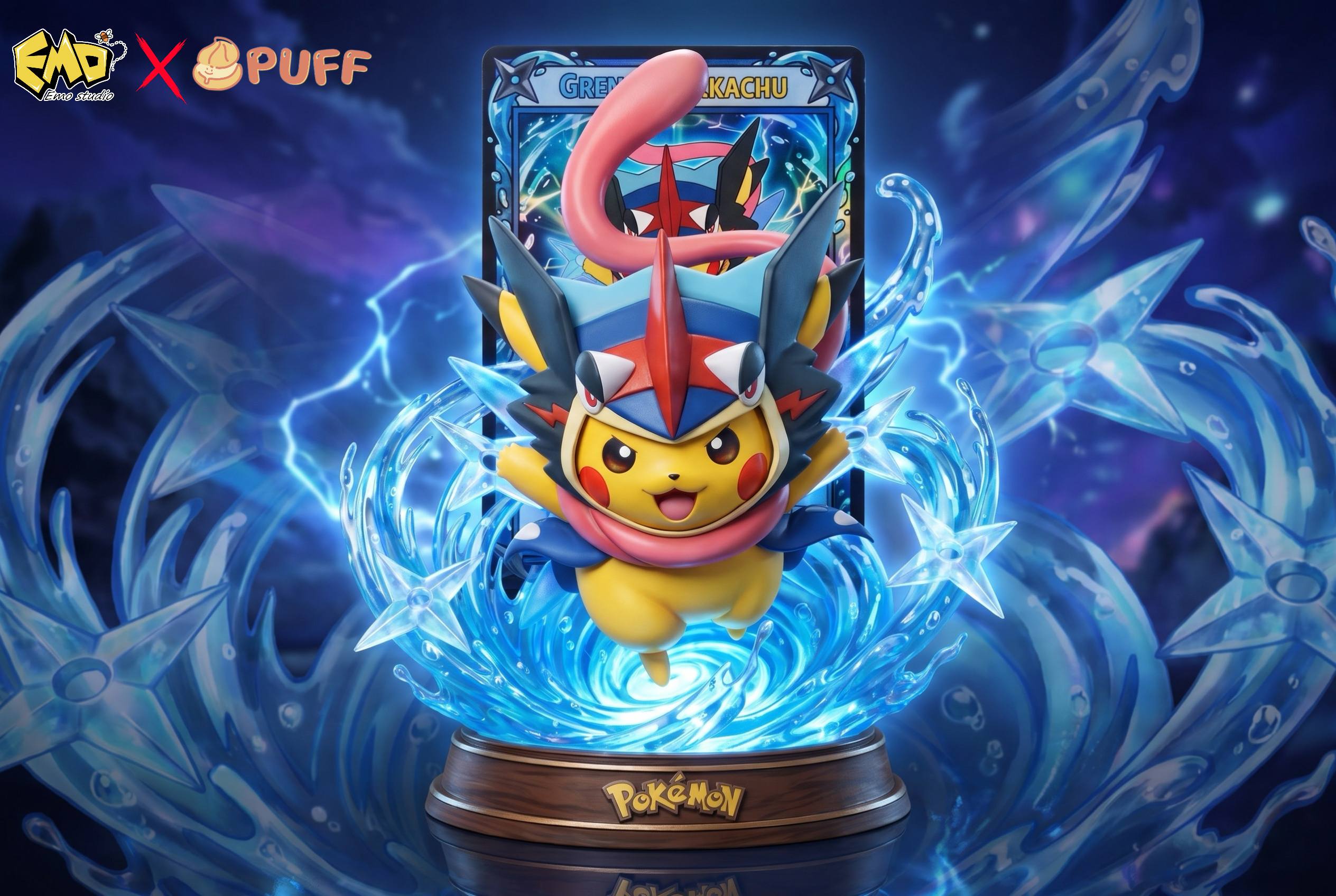 Emo Studio × Puff Studio Pokémon Pikachu