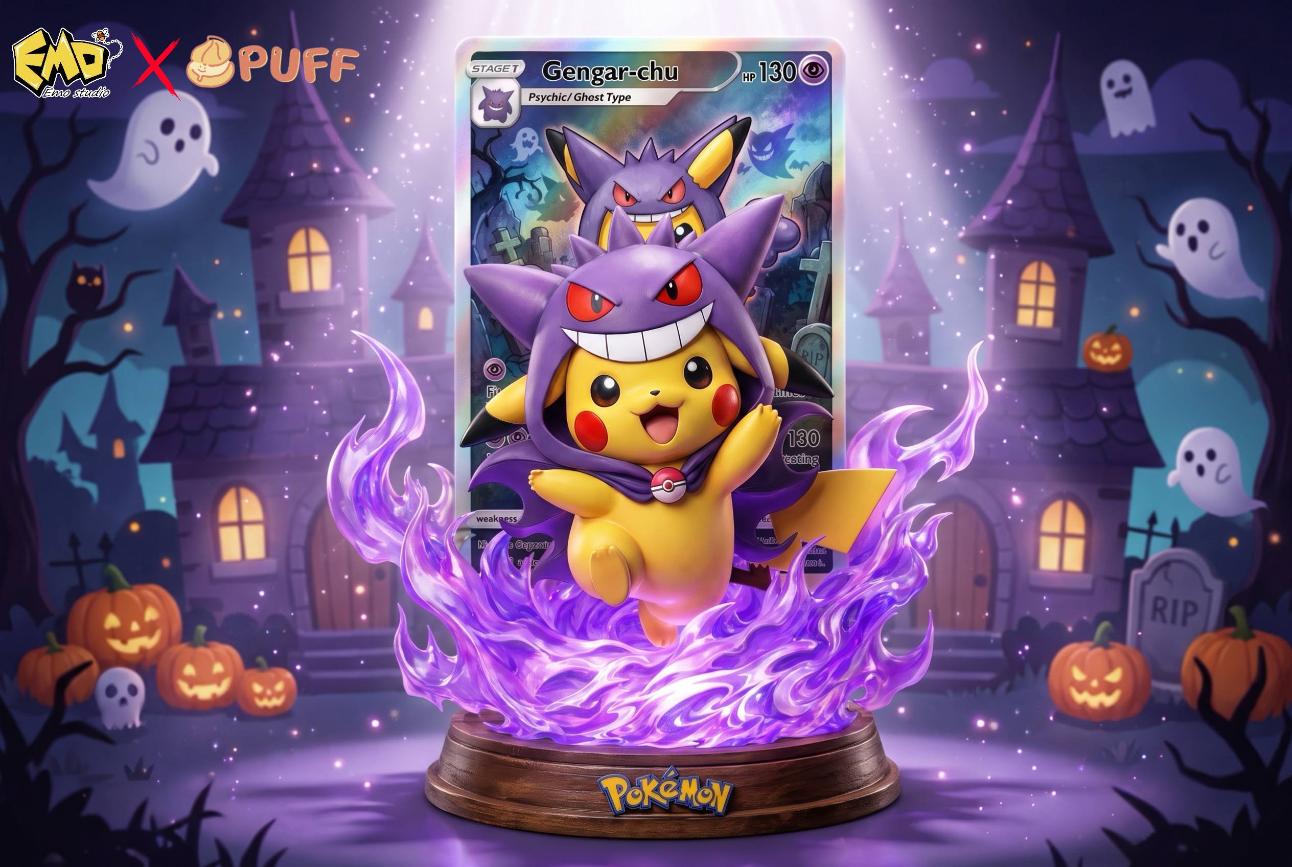 Emo Studio × Puff Studio Pokémon Pikachu