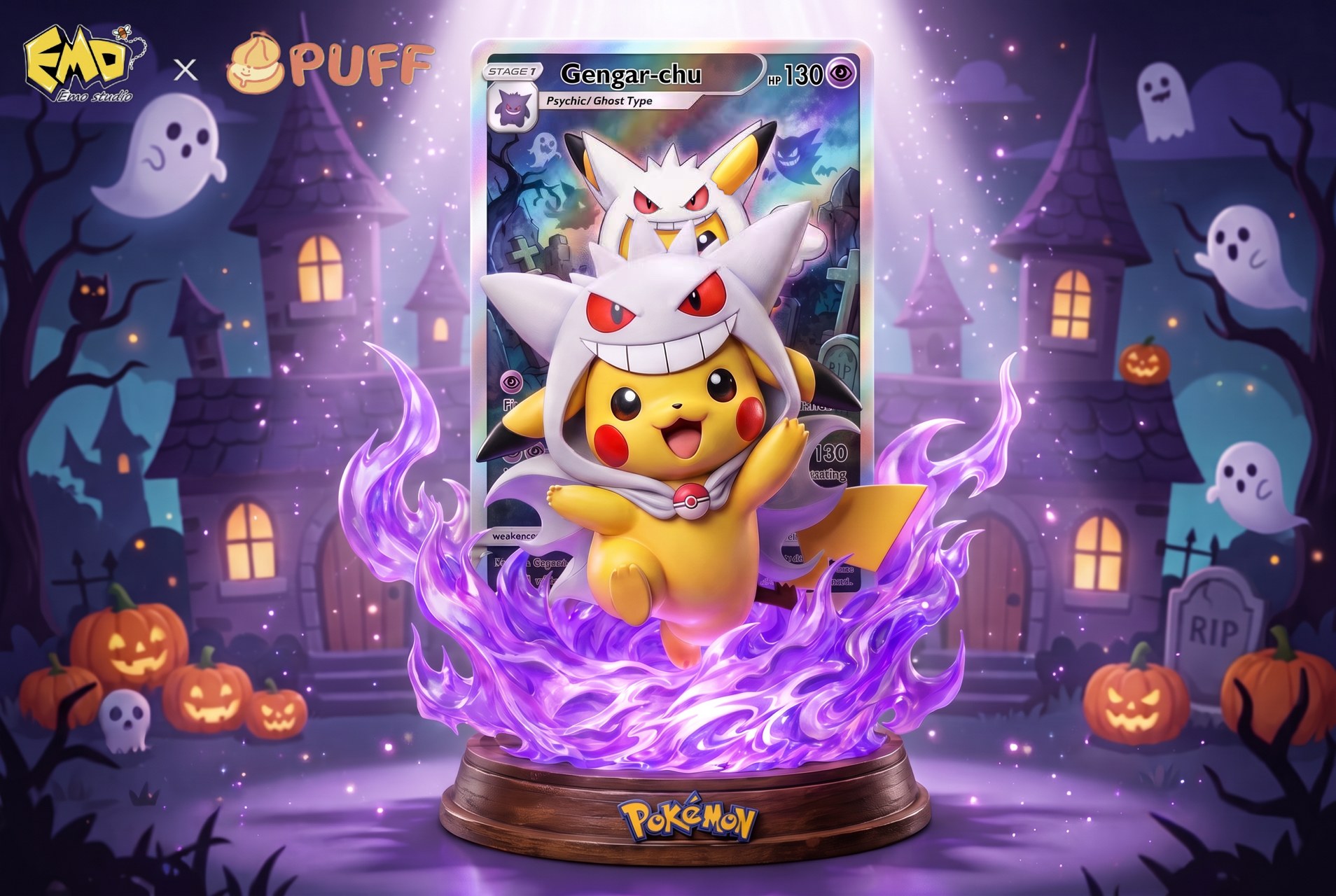 Emo Studio × Puff Studio Pokémon Pikachu