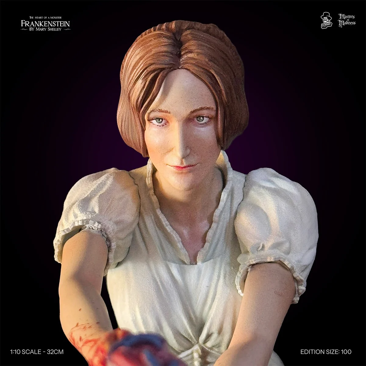 Everart Studio Frankenstein by Mary Shelley Frankenstein – 1/10 Scale Hand-Painted Polystone Statue - Image 11
