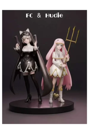 FC Studio X Hudie Studio Digimon Sistermon Noir & Sistermon Blanc 1/10 Scale Collectible Figures